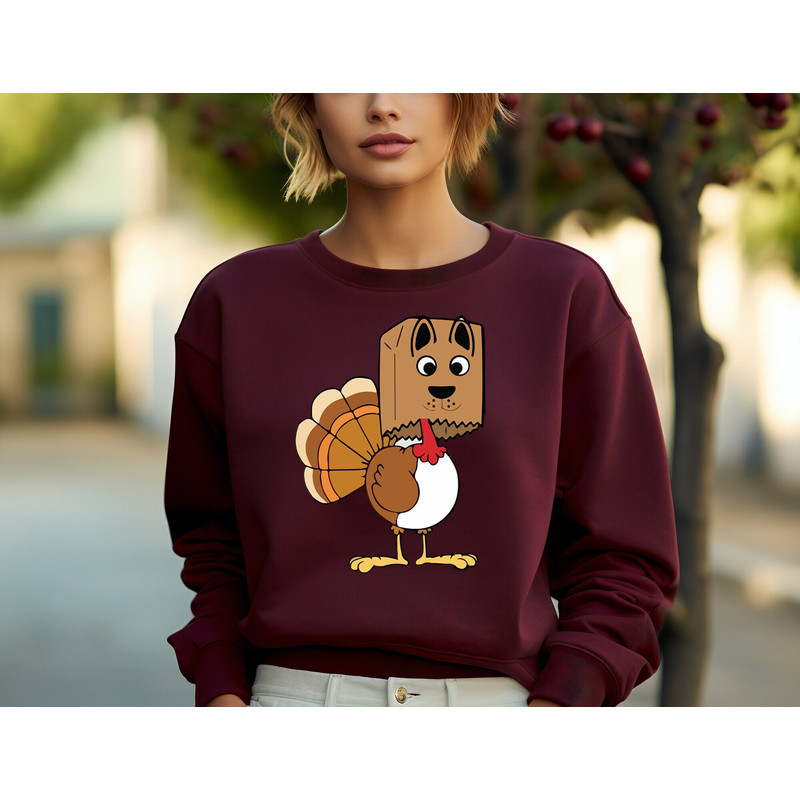 Woof Woof Funny Turkey Thanksgiving Shirt, Thanksgiving Turkey Shirt, Family Thanksgiving Tee, Thanksgiving Shirt, Autumn Shirt, Fall Vibes.jpg