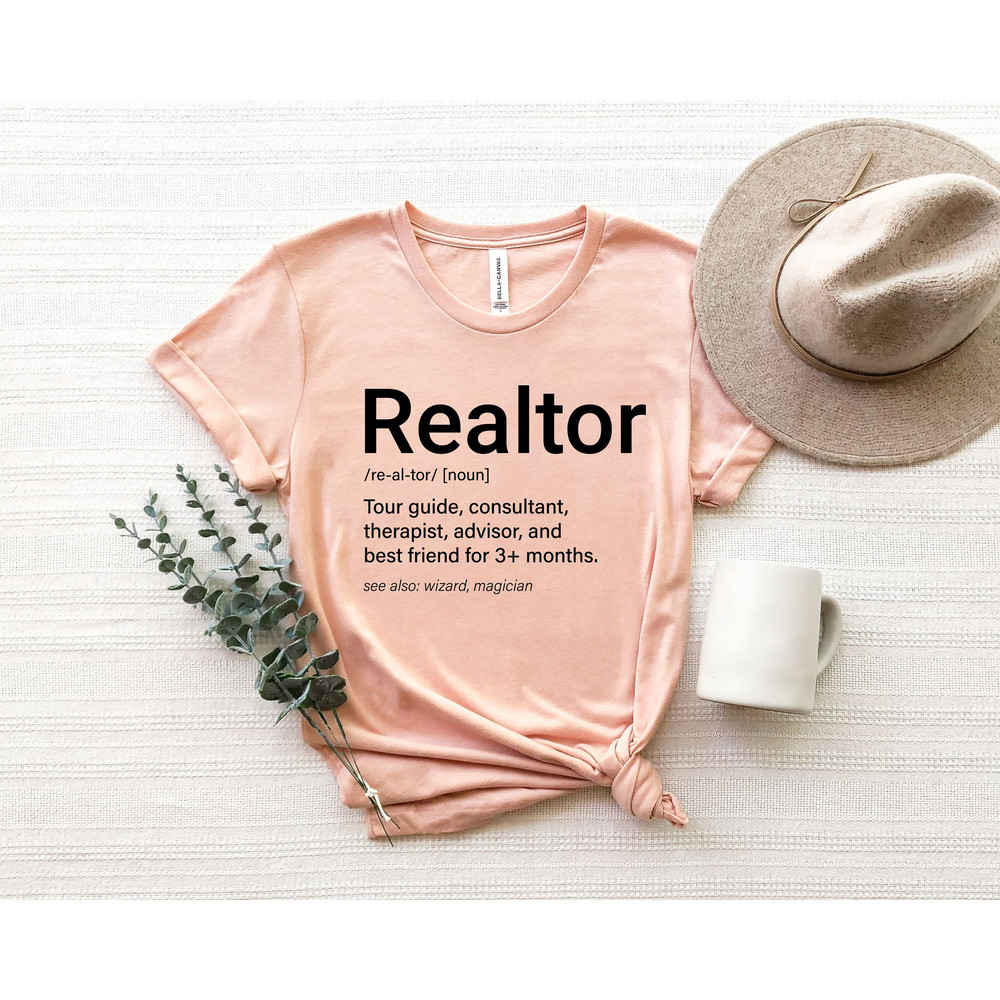 Realtor Definition Shirt, Realtor Shirt, Funny Real Estate Shirt, Gift for Realtor, Real Estate Agent Gift.jpg