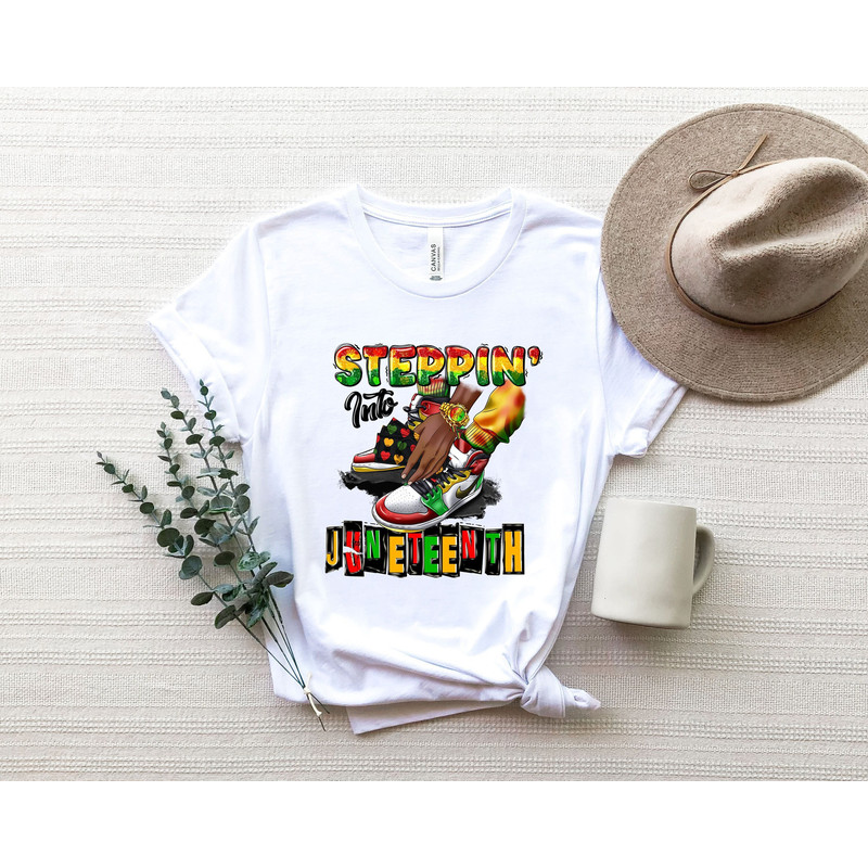 Steppin' Into Juneteenth Shirt, Freeish Shirt, Black History Shirt, Black Lives Matter Shirt, Until We Have Justice, Civil Rights.jpg