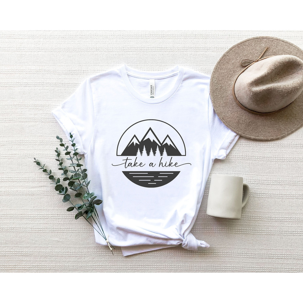 Take A Hike Shirt,Camping Gear,Hiking Gift, Mens Camping T Shirt, Tree T shirt, Unisex T-shirt, Funny Hiking Shirt For Men,Mountain Shirt.jpg