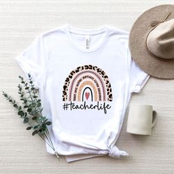 teacher life shirt,teacher rainbow shirt, teacher appreciation shirt, gift for teachers, back to school, teachers outfit