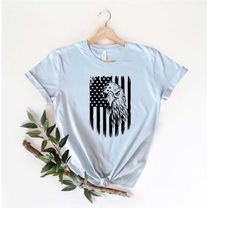 eagle with american flag shirt, american flag shirt, independence day shirt, eagle through flag shirt, usa patriotic shi