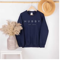 wifey sweatshirt, hubby sweatshirt, gift for fiance, wedding gift, wedding sweat, husband and wife gift, matching couple