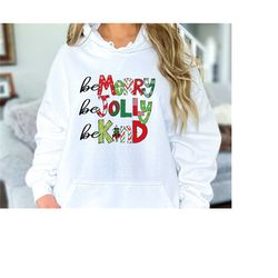 teacher christmas sweater, christmas crewneck teacher sweatshirt, be kind shirt, teacher holiday shirts, christmas shirt