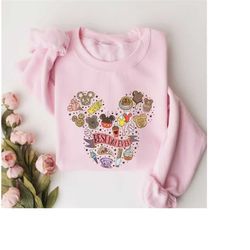 disney best day ever sweatshirt, mickey head multi character, disney sweater, disneyland shirt, disney world, disney cre