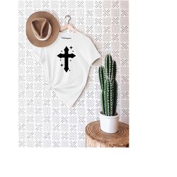 jesus cross shirt, christian tee, jesus shirt, religious gift, christian t-shirt, faith cross shirt