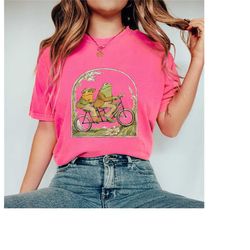 comfort colors frog and toad shirt,vintage frog and toad shirt, cute frog shirt,cottage core aesthetic,book lover sweats