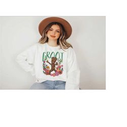 marvel guardians of the galaxy groot floral dance poster sweatshirt,retro groot floral dance shirt,disney trip shirt,dis
