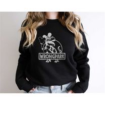 wrong park shirt, disneyland thema park sweatshirt, disney dinosaur shirt, jurassic park shirt, wrong park sweatshirt, t