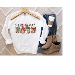disney christmas coffee shirt, disney christmas sweatshirt, christmas coffee shirt, disneyland latte, disneyworld christ