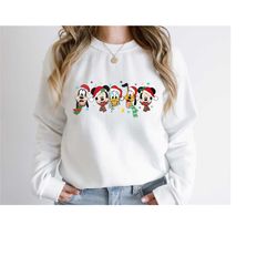 mickey and friends christmas sweatshirt, disney christmas shirt, mickey and minnie christmas shirt, disney vacation shir