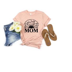 sunflower mom shirt, strong mom, amazing mom shirt, sunflower shirt, mother's day gift, gifts for mom, mother's day shir