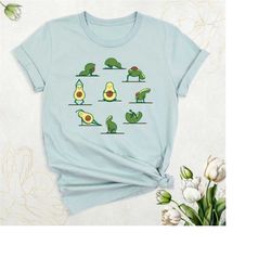 cute avocado yoga shirt, fitness yoga pilates shirt, funny yoga shirt, avocado lover tee, workout gym shirt, nature shir