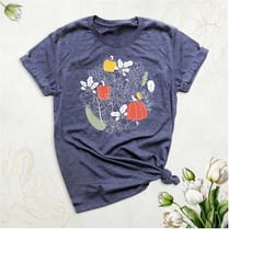 vegetable shirt, plant lady shirt, gardening t-shirt, garlic pepper shirt, veggie cottagecore outfit, aesthetic vegan sh
