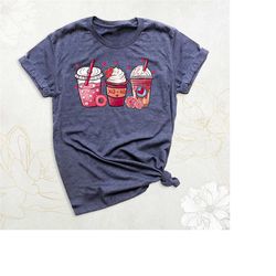 valentine coffee heart shirt, women valentines day shirt, valentines coffee shirt, coffee love shirt, cute valentine tsh