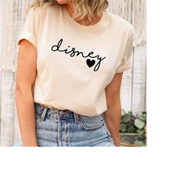 disney heart shirt, disney shirt for women, disney ear shirt, women's unisex disney t-shirt, youth shirt