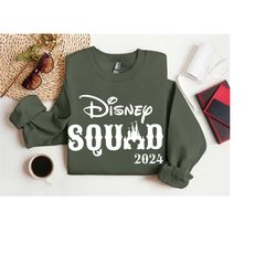disney squad 2024 matching family shirts-disney group and trip sweatshirts-disney squad shirt for trip in 2024 - disney