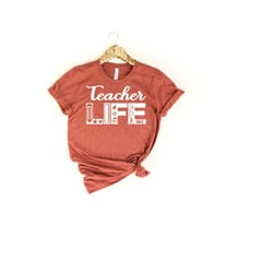 teacher life shirt, back to school shirt, funny teacher shirt, gift for teacher shirt, teacher shirt, kindergarten, teac