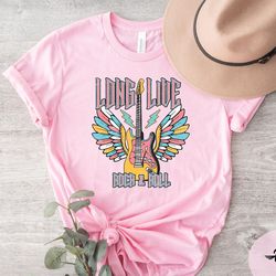 long live shirt, vintage style rock and roll shirt,rock & roll shirt,music lover tee,guitar shirt, songwriter shirt ,wom