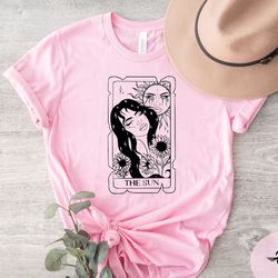 tarot card the sun shirt, tarot card tee, tarot card the sun, tarot card shirt, trendy shirt, the sun shirt, aesthetic s