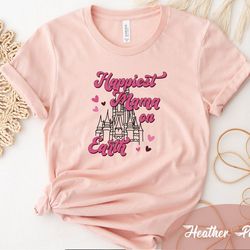 happiest mana on earth shirt, matching mouse ears shirts, colorful family trip tee, shirts for grandma, mothers day gift