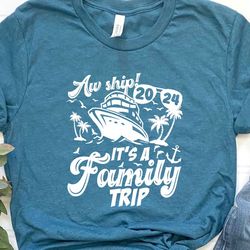 2024 family cruise shirts, matching adults kids family cruise tshirts, matching family cruise tees, unisex family cruise