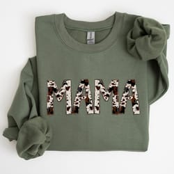 mama sweatshirt, buffalo plaid mama sweatshirt, cow pattern mama comfort colors tshirt, western mama sweatshirt, mom to