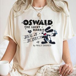mickey mouse 'rival romeos' shirt, epic mickey oswald the lucky rabbit t-shirt, oswald rabbit tee, disney family vacatio