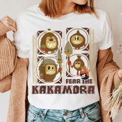 fear the kakamora tiki style group shirt, moana t-shirt, kakamora shirt, disney vacation gift ideas for men women