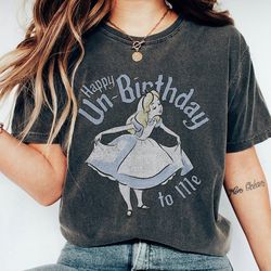 alice shirt, happy un-birthday to me shirt, alice in wonderland shirt, magic kingdom, family matching tee gift for men w