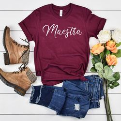 maestra shirt,spanish teacher shirt,maestra gift,mexican teacher shirt,latina shirt,mexicana,texas teacher gift,mexican
