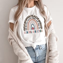 school director shirt,director boho rainbow shirt,director of elementary school,preschool director,principal shirt,head