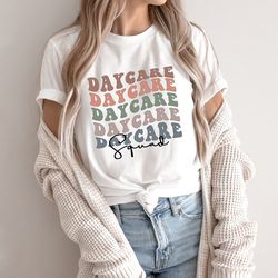 daycare teacher squad shirt,daycare center teachers,childcare teacher shirt,daycare teacher crew,preschool teacher,early
