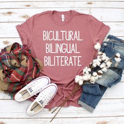 spanish teacher shirt,bilingual teacher shirt,bicultural bilingual,latina shirt,mexican shirt,maestra shirt,spanish shir