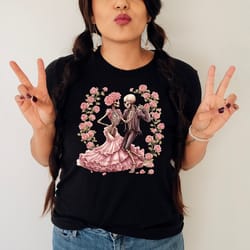 dancing skeleton shirt,dia de los muertos shirt,day of the dead shirt,sugar skull tshirt,floral skeleton shirt,calavera