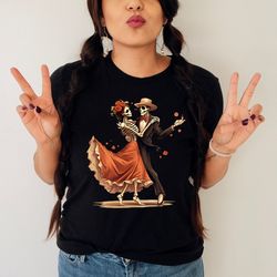 dancing skeleton shirt,dia de los muertos shirt,day of the dead shirt,sugar skull shirt,floral skull tshirt,mexican shir