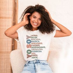 yo soy latina mujer shirt,educated latina,chingona shirt,mexican shirt women,spanish shirt women,latina shirt,mexico gif