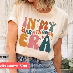in my marathoner era t-shirt, retro runner era tee, marathon athlete gift, running mom tee,sports shirt for marathon run