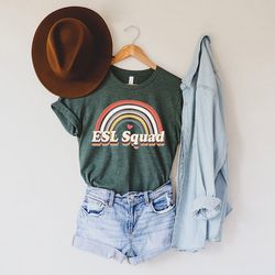 esl teacher shirt, english teacher shirt, english language teacher, second language, esl squad, maestra shirt, efl ell e