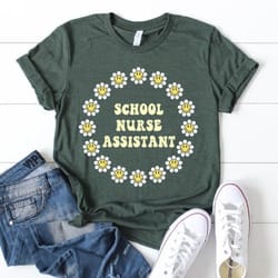 school nurse assistant shirt, school nurse tshirt, school nurse gifts, registered nurse shirt, nurse appreciation gifts,
