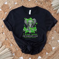i wear green for someone i love mental health awareness shirt, mental health matters tee, inspirational shirt, green rib