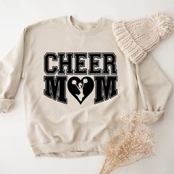 cheer mom sweatshirt, cheer mama sweatshirt, team spirit sweatshirt, cheer mom hoodie, cheer life sweatshirt, gift for m