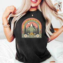 camping gift shirt, you will find me in the forest shirt, adventure is calling, sunset themed shirt, wildlife tee, pine