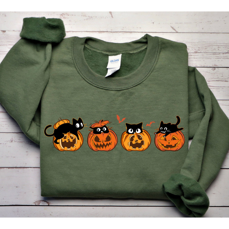 Halloween Sweatshirt, Halloween Cat Shirt, Cat Sweatshirt, Cat Ghost Shirt, Halloween Sweater, Cat Lover Shirt,Black Cat Shirt,Spooky Season.jpg