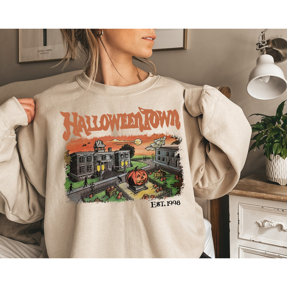 Halloweentown University Sweatshirt, Halloween Town Sweatshirt, Halloweentown Sweatshirt, Halloweentown University Sweater.jpg