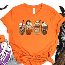 horror drink coffee shirt, nightmare before coffee shirt, funny coffee shirt, coffee lover, coffee addict, halloween bla