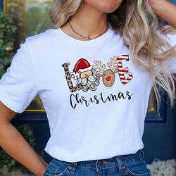 love christmas shirt, christmas shirt for women, merry christmas shirt, christmas santa claus shirt, new year shirt, chr
