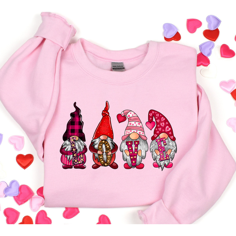 LOVE Gnome Valentines Sweatshirt, Gnome Heart Sweatshirt,Valentines Day Shirts For Woman,Valentines Day Gift,Happy Valentine's Day Shirt.jpg
