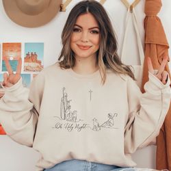 oh holy night shirt, christian shirts, christmas shirt, jesus christmas shirt, nativity shirt, christian christmas shirt