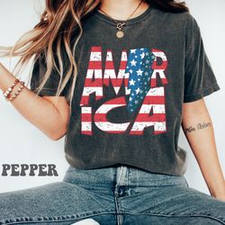 retro america shirt, 4th of july shirt, fourth of july, america the beautiful, patriotic usa gift, usa fllag shirt, unis